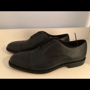 Mr B for Aldo green cap toe leather shoes